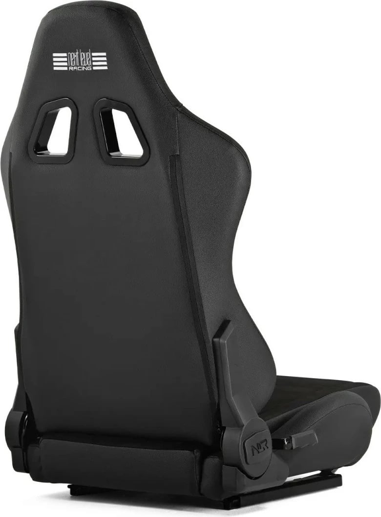 Karrige sim racing Next Level Racing ERS5 Elite, lëkurë PU dhe zamshe, e zezë