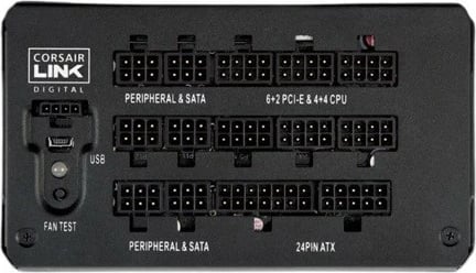 Kasë energjie Corsair HX1000i, 1000W, 80 PLUS Platinum, Modular, E zezë