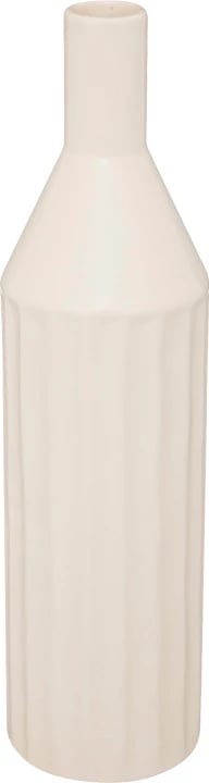 Vazo Drego qeramike ngjyrë bezhë D8x30cm