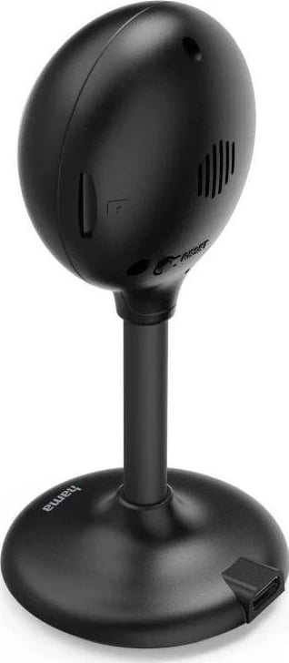 Kamerë monitorimi Hama 176651, WiFi, Full HD, mikrofon, detektim lëvizjesh, e zezë