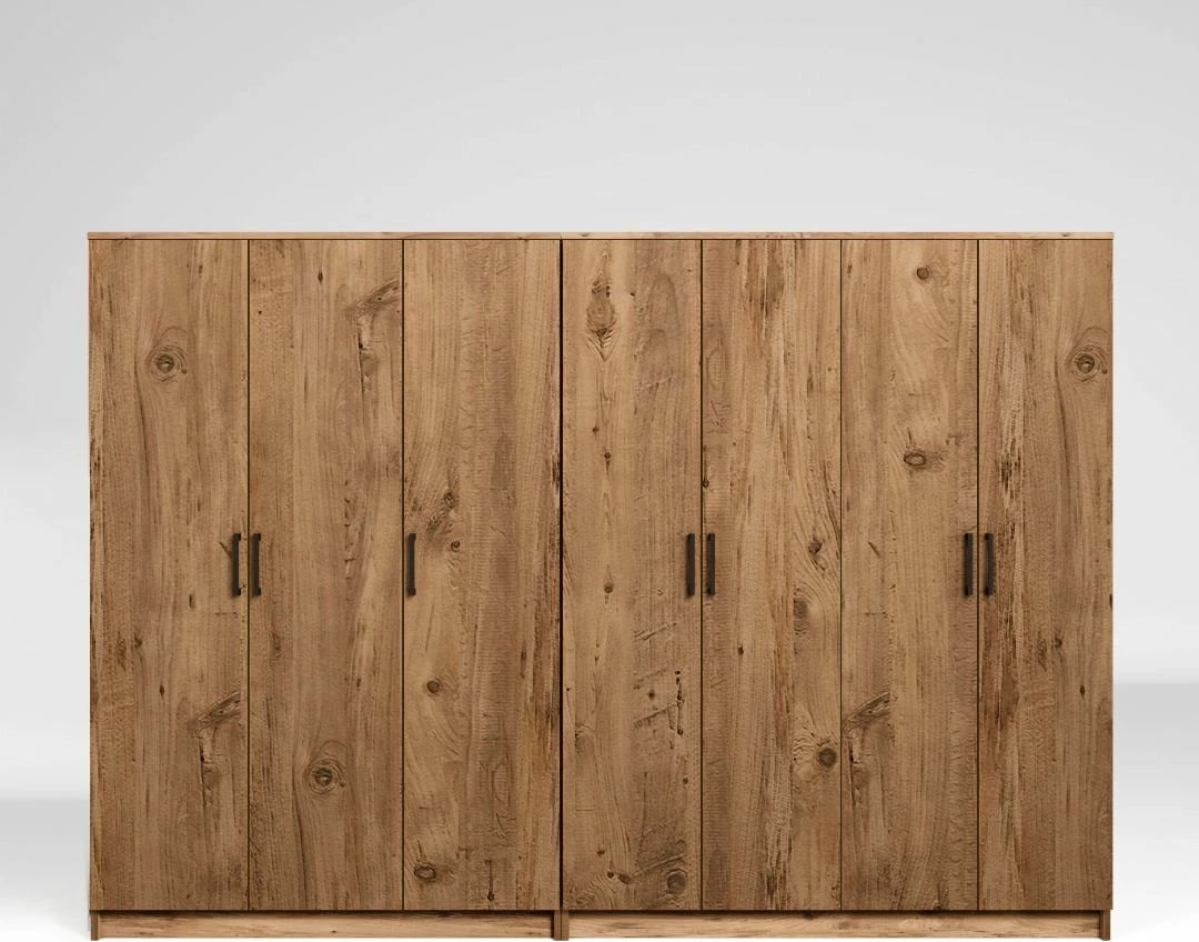 Dollap rrobash, ngjyrë Atlantic Pine, Skye Decor Kardelen 1600-117, 280x180x51.8cm