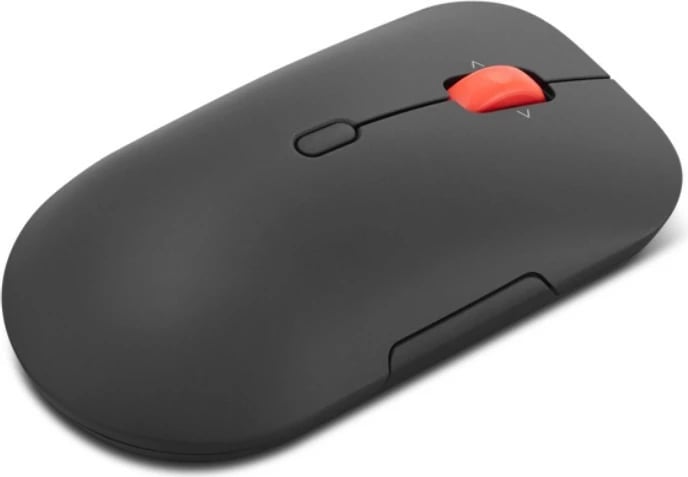 Maus Lenovo Multi-Mode Pro Plus 6050 wireless 2.4GHz + Bluetooth, DPI deri 4000, butona të programueshëm, i zi