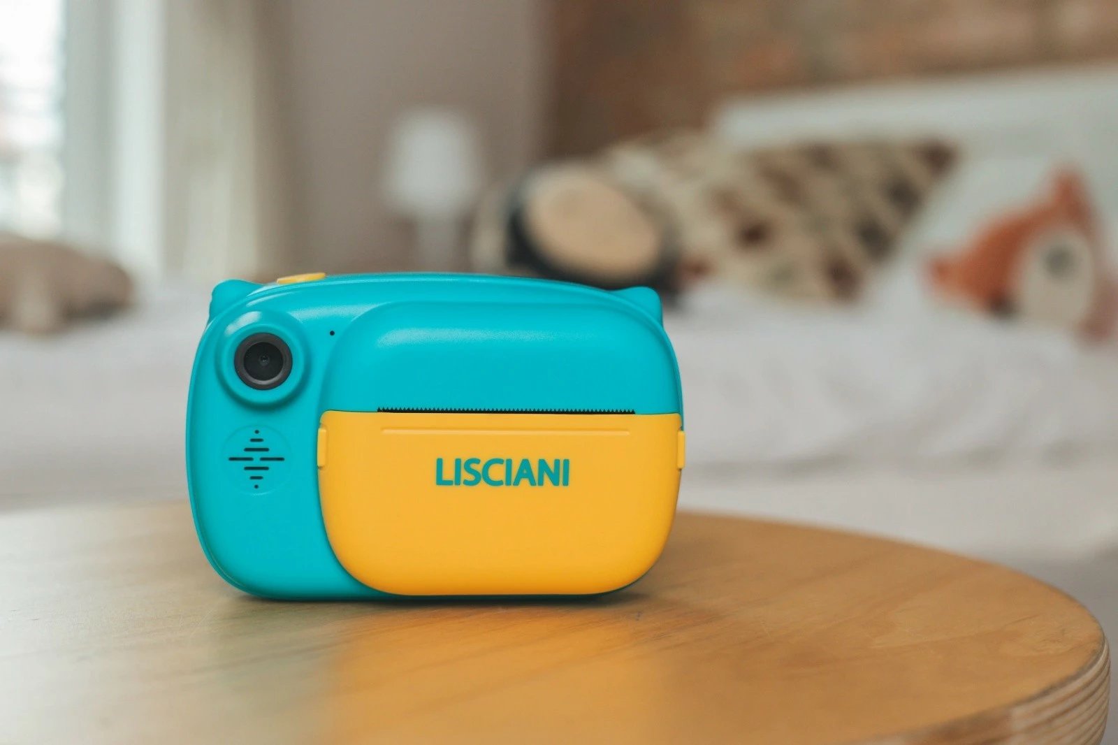Aparat fotografik për fëmijë Lisciani Print CAM, 3-në-1, Blu/Verdhë, set me aksesorë
