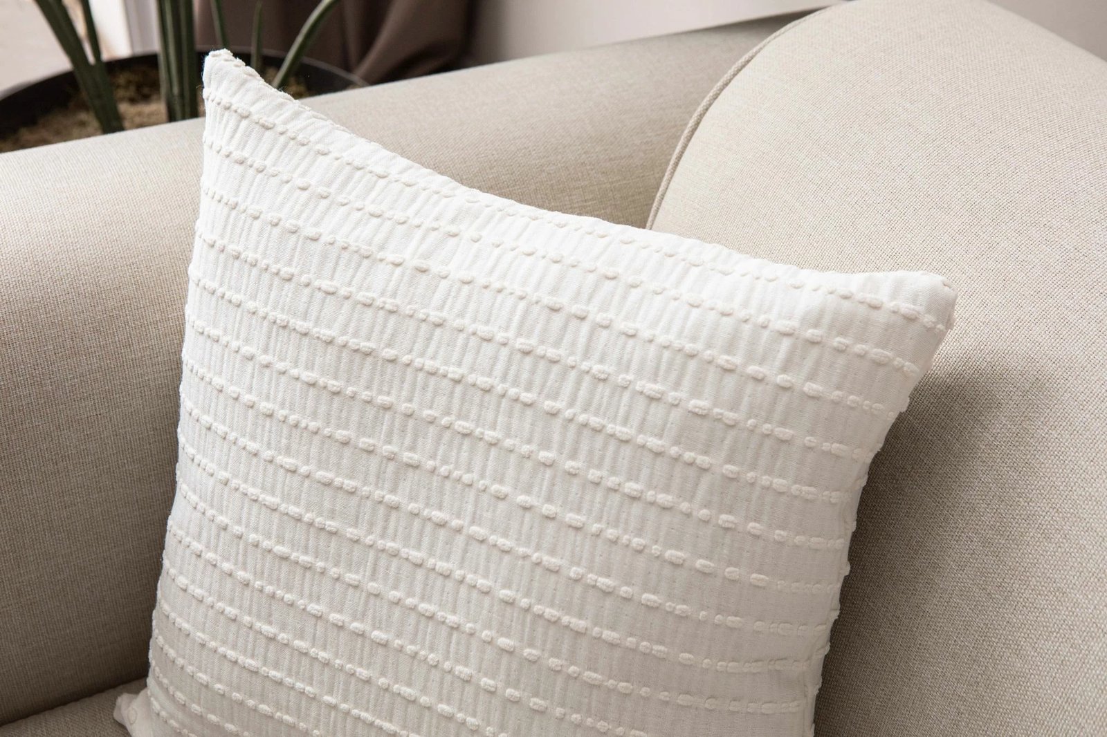 Set mbulesash jastëku (2 copë), e bardhë, Evila Originals, 43x43cm