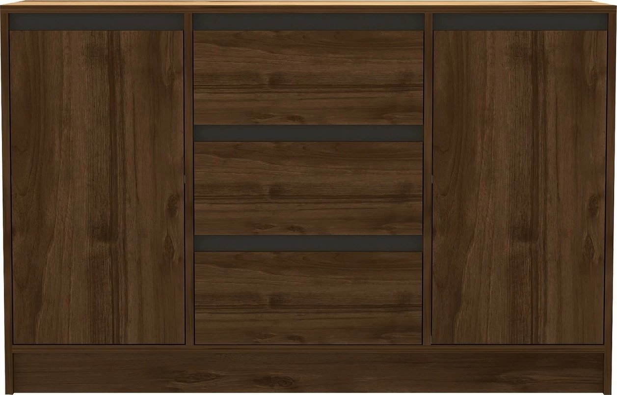 Konsol Onat, ngjyrë arre dhe antracit, Hanah Home