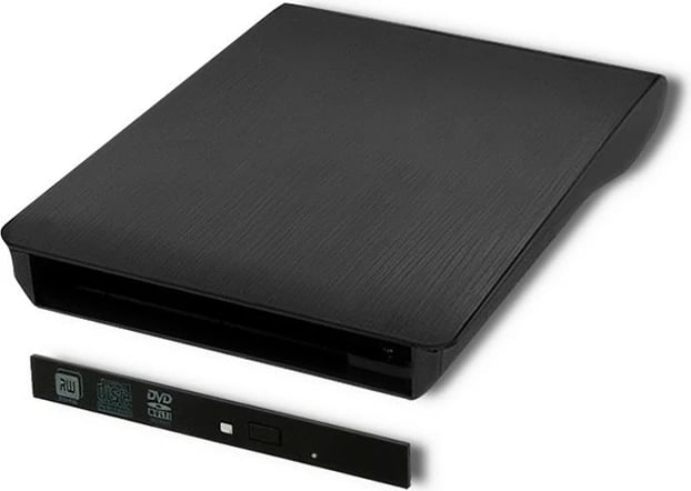 Kasë e jashtme për CD/DVD Qoltec 51865, USB 3.0, SATA, 9.5mm, e zezë