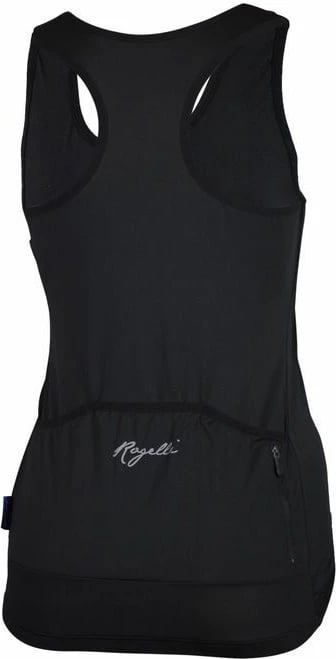 Maicë sportive pa mëngë për femra Rogelli, e zezë