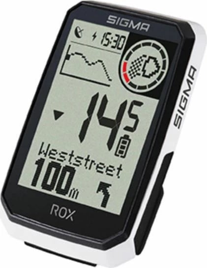 Kompjuter biçiklete Sigma për meshkuj, i bardhë