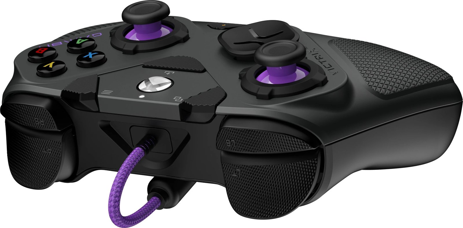 Gamepad PDP 049-006-GY, PC, Xbox One, Xbox Series S/X, Wired, 3 m, Ngjyrë e zezë, gri, vjollcë