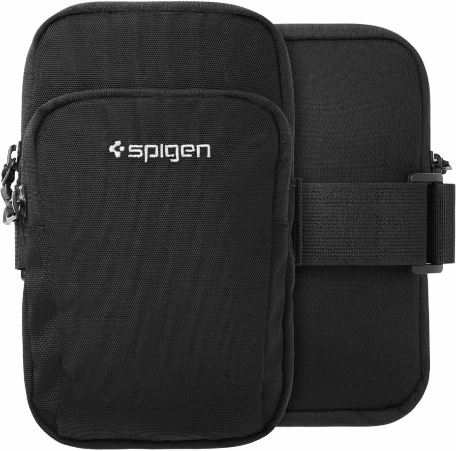 Mbështjellës krahu Spigen Dynamic Shield A702 për celular, i zi