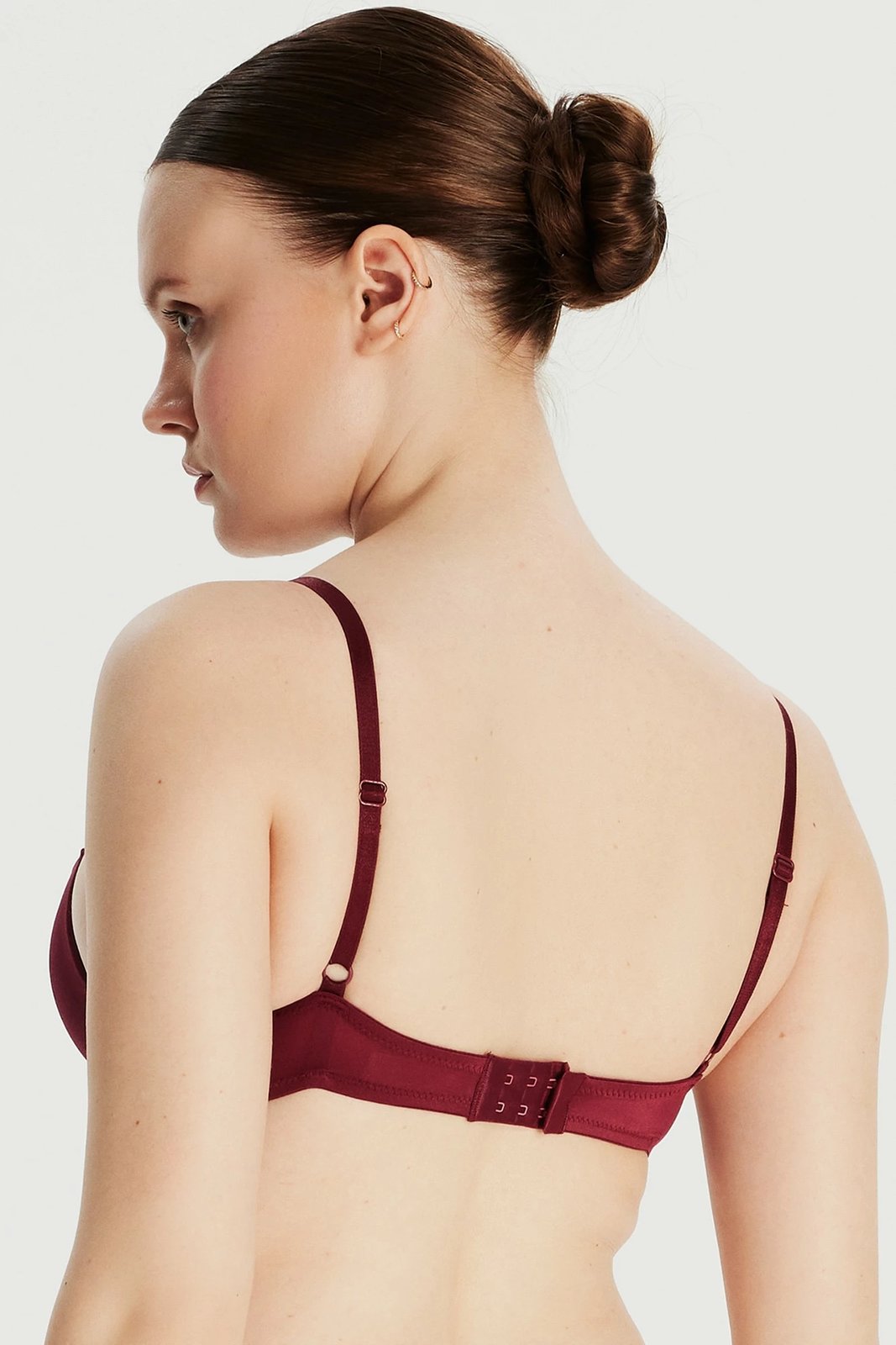 Bra Jumeon, ekstra push up, burgundy