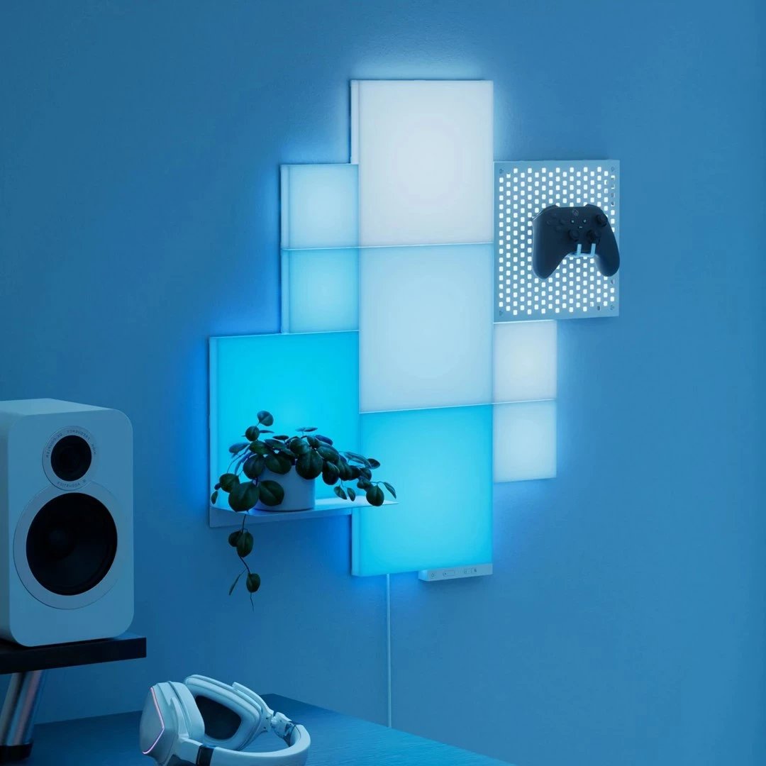 Panel LED Nanoleaf N8100K02-10CB, katror, set prej 10 copë