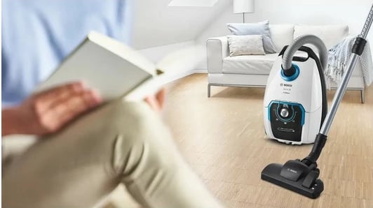 Fshesë me korrent drum Bosch Serie 8 BGB75XSIL, 650W, 5L, e bardhë