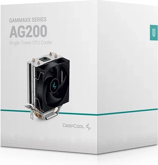 Ftohës procesori DeepCool AG200, 9.2 cm, i zi