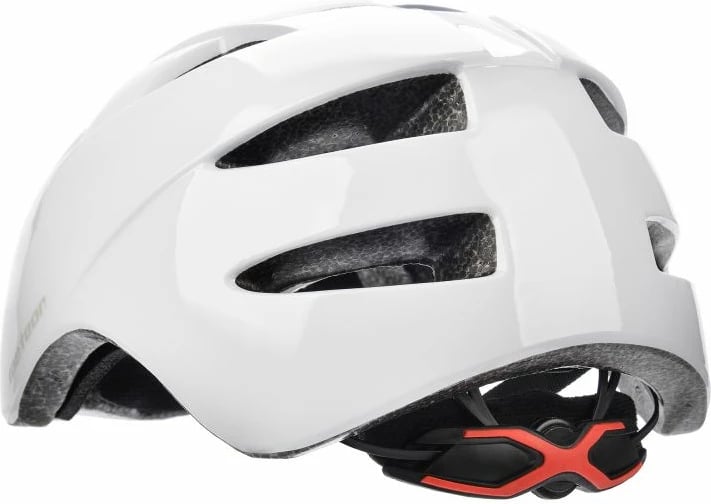 Helmetë për bicikletë për fëmijë Meteor, të bardhë
