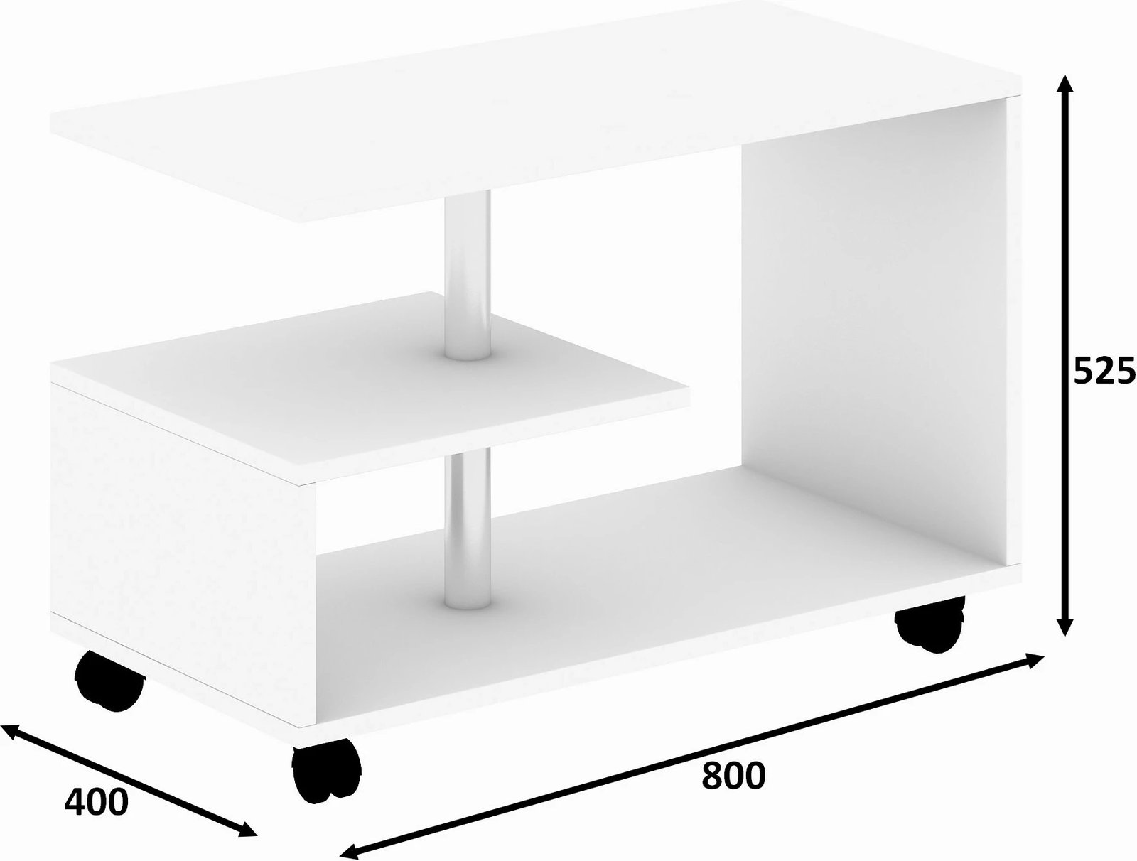 Tavolinë kafeje Hanah Home, ngjyrë Sapphire Oak