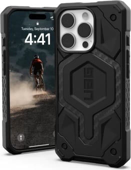 Mbështjellës UAG Monarch Pro për iPhone 16 Pro, MagSafe, i zi