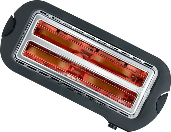 Toster, Severin, AT 2590, 4 feta, inox, argjendt e zi