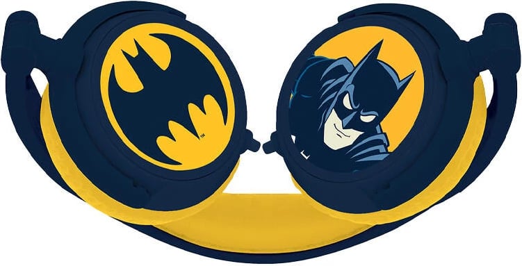 Kufje me tela Lexibook HP015BAT Batman, për fëmijë, e zezë/e verdhë