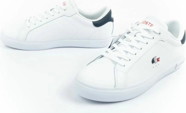 Atlete për meshkuj Lacoste, të bardha