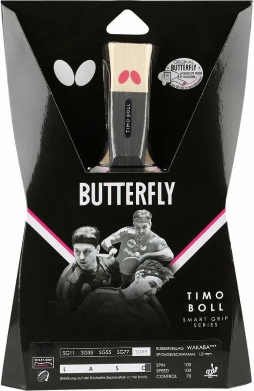 Raketë ping-pongu Butterfly Timo Boll SG99 85032 për femra