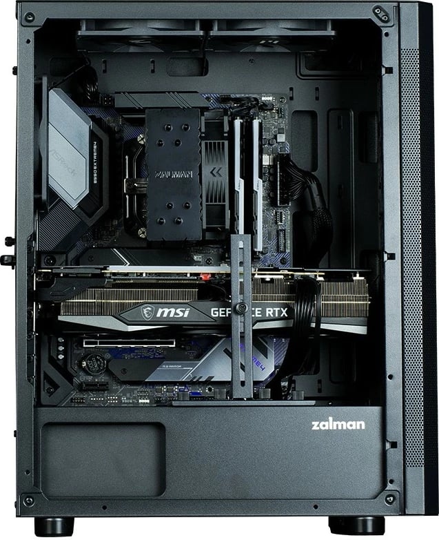 Kasë Zalman I4, Midi Tower, ATX/Micro ATX/Mini ITX, 6 ventilatorë, e zezë