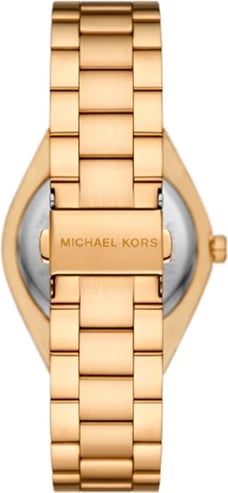 Orë dore MICHAEL KORS LENNOX për femra, e artë me të kaltër