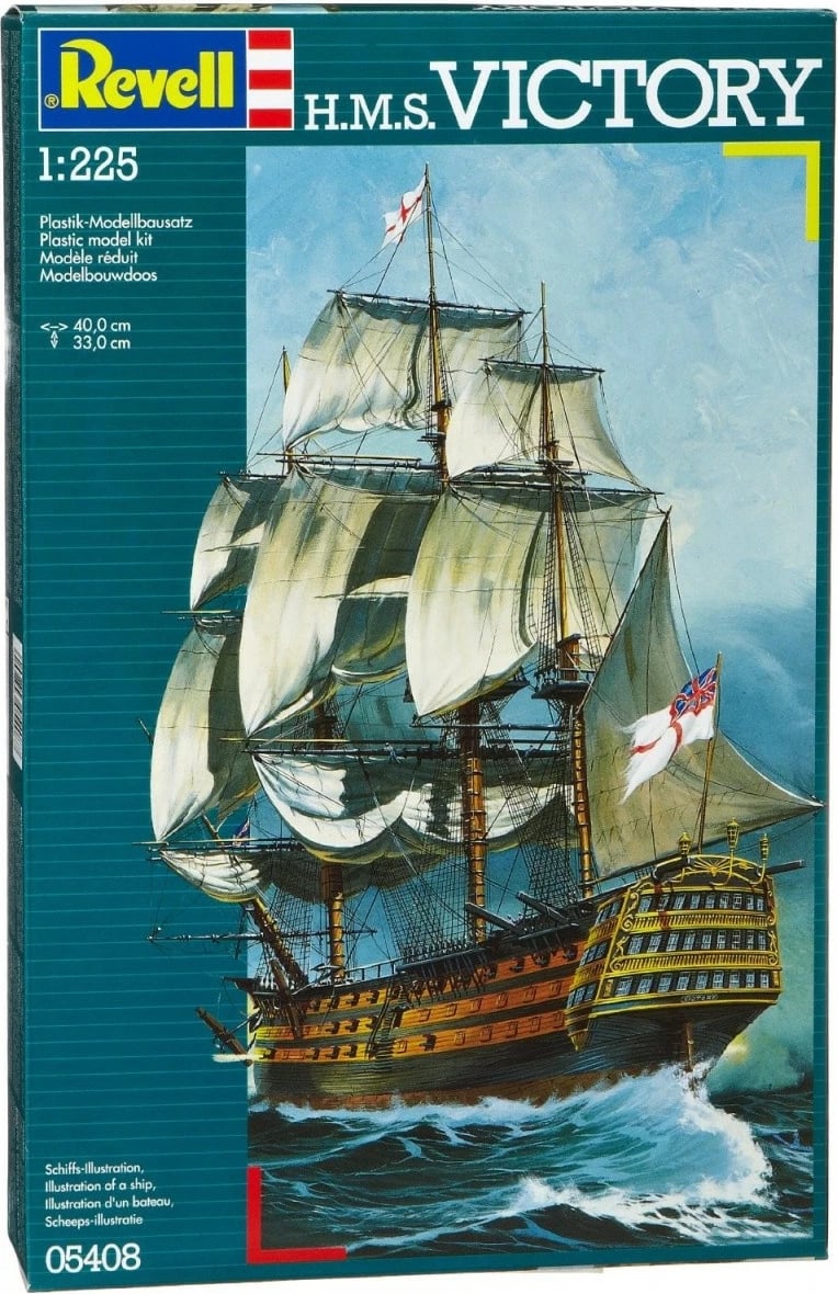 Model anije Revell H.M.S. Victory 1:225, plastik, 261 pjesë
