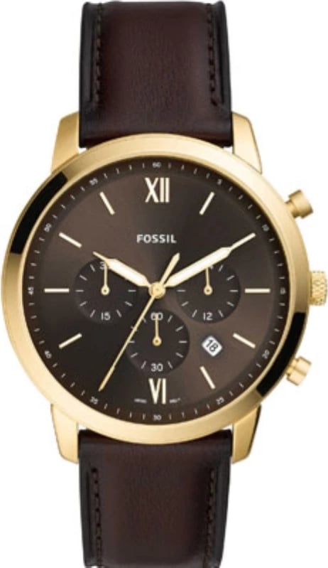 Orë dore për meshkuj Fossil FS5763, kafe