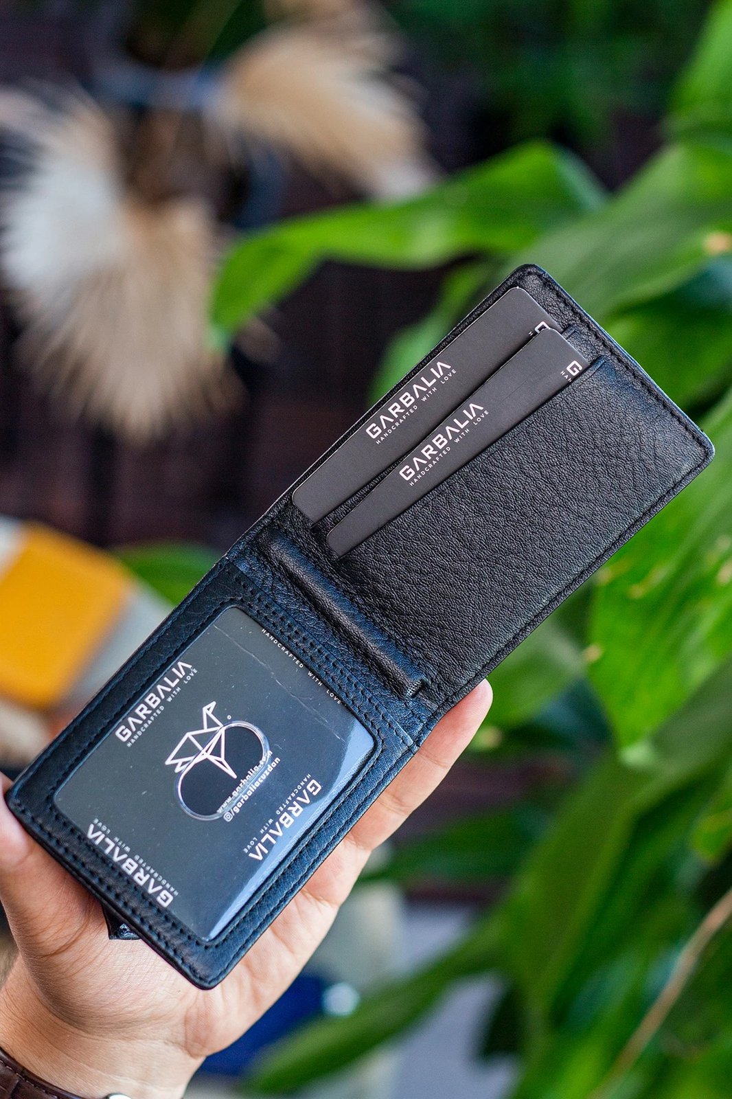 Portofol për burra, lëkurë e zezë, Celtic, Zoozie Bags