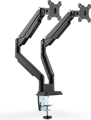 Krah tavoline për dy monitorë Digitus DA-90395, 15-32", i zi mat Krah tavoline për dy monitorë Digitus DA-90395, 15-32", i zi mat