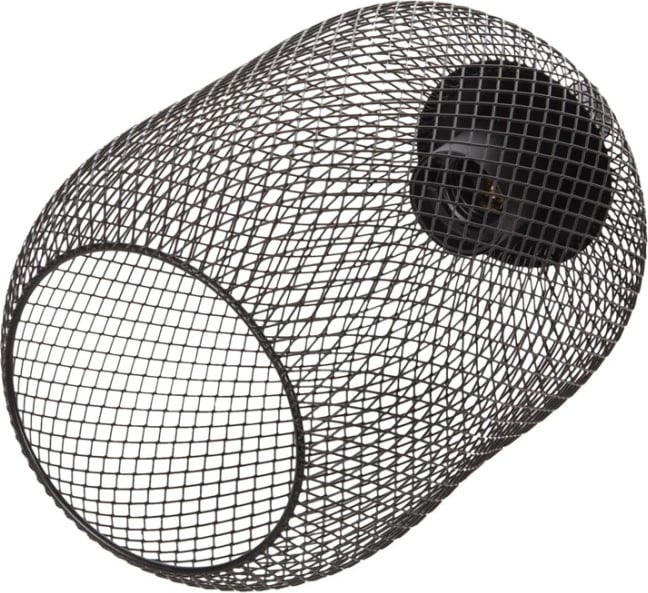 Llambë varëse tavani, 3 drita, rrjetë metali e zezë, FH4104, Φ24x123H cm