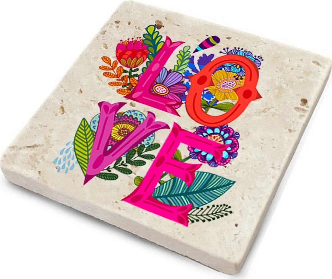 Nënkupa guri natyral, shumëngjyrëshe, 4 copë, Hermia, TBA7436502835865