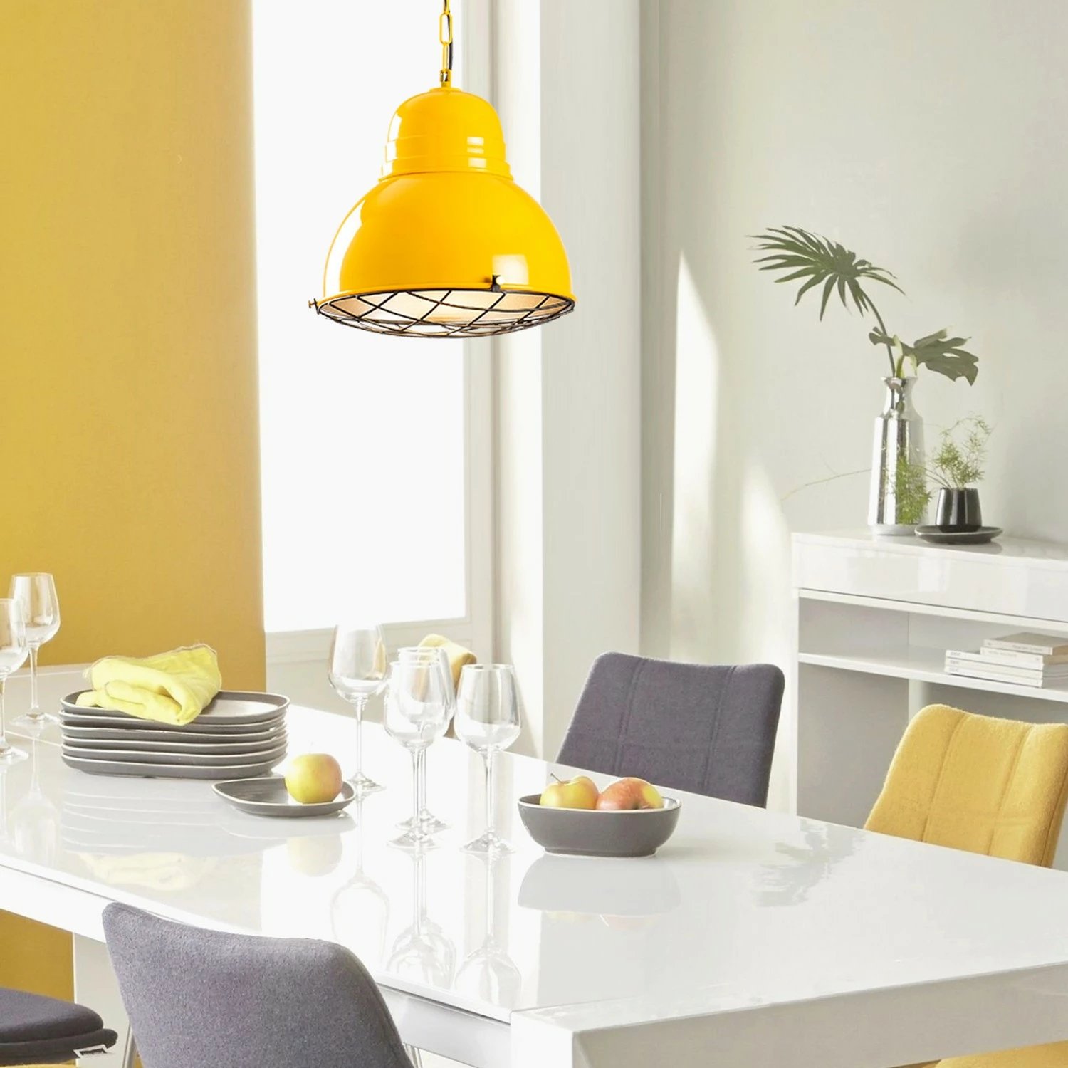 Llambë tavani Opviq, e verdhë dhe e artë, Sağlam - 3729