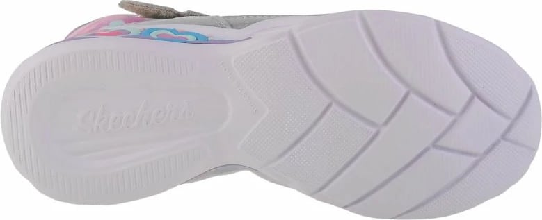 Këpucë fëmijësh Skechers, argjendi
