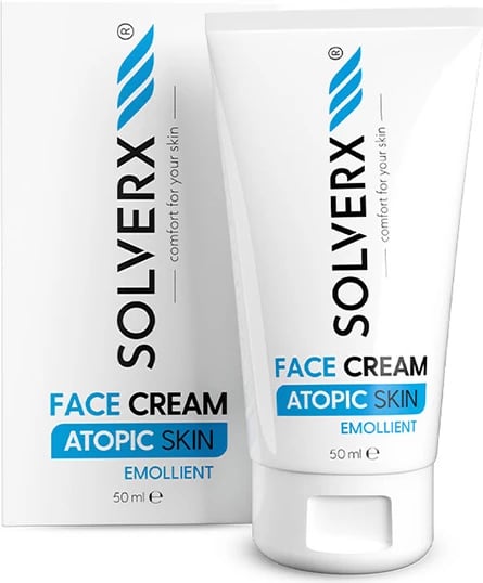 Krem fytyre për femra SOLVERX për lëkurë atopike, 50ml Krem fytyre për femra SOLVERX për lëkurë atopike, 50ml
