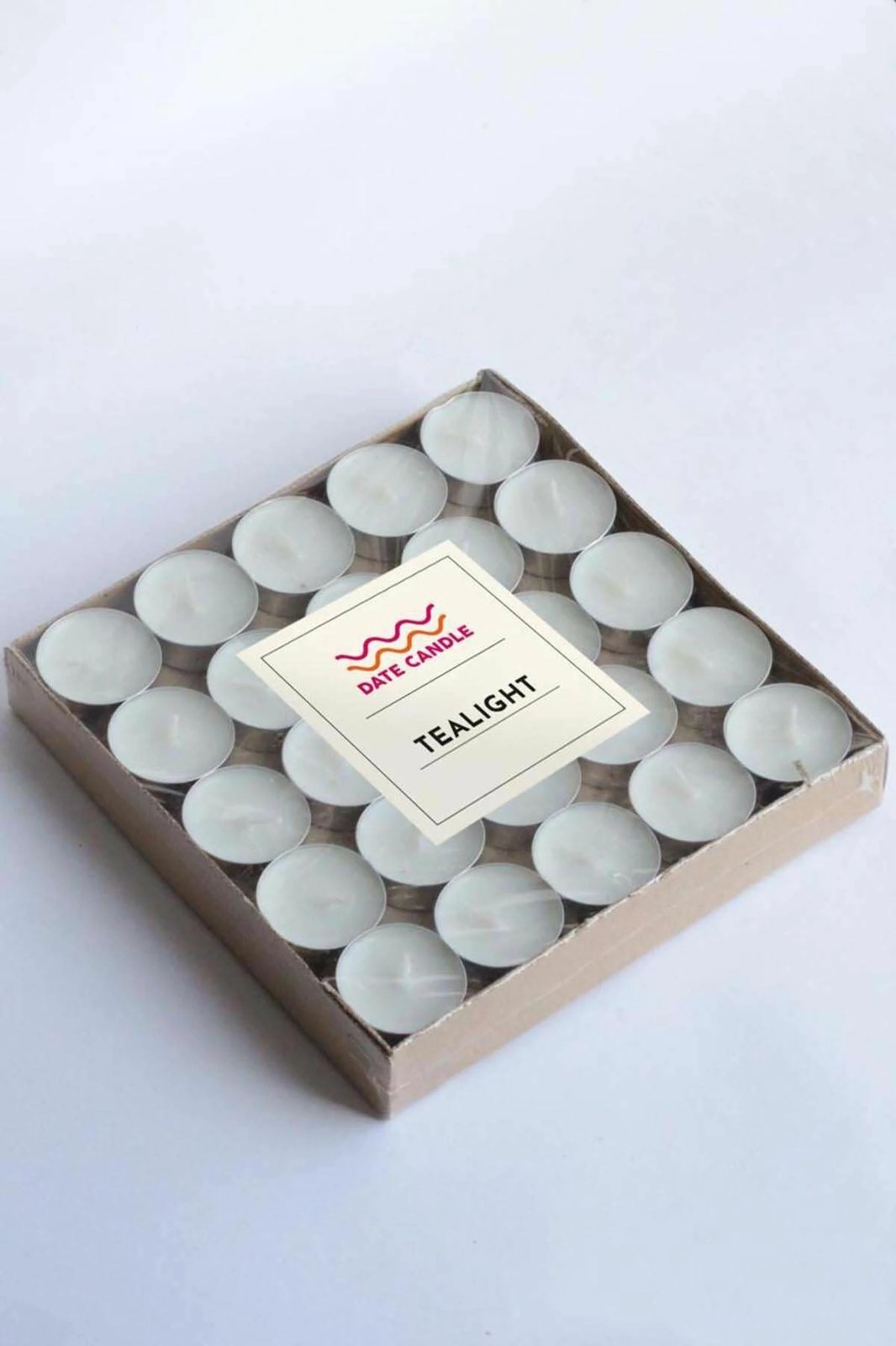 Qirinj të vegjël Tealight, të bardhë, Evila Originals, 100 copë