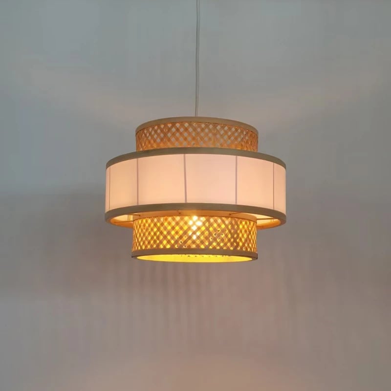 Dritë tavani Certy Inart E27 bambu, ngjyrë natyrale, D32χ25cm Dritë tavani Certy Inart E27 bambu, ngjyrë natyrale, D32χ25cm