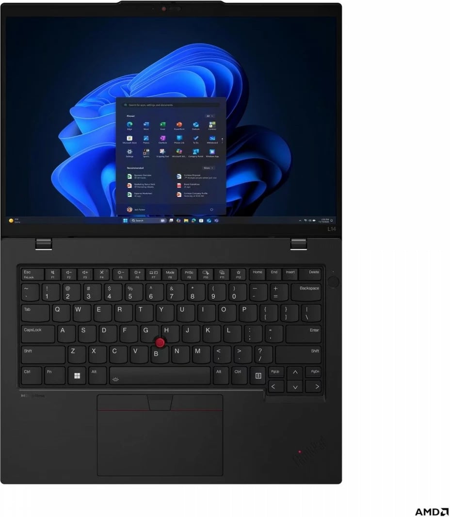 Laptop Lenovo ThinkPad L14 Gen 6, AMD Ryzen 5 PRO 215, 16GB RAM, 512GB SSD, 14" WUXGA, E zezë