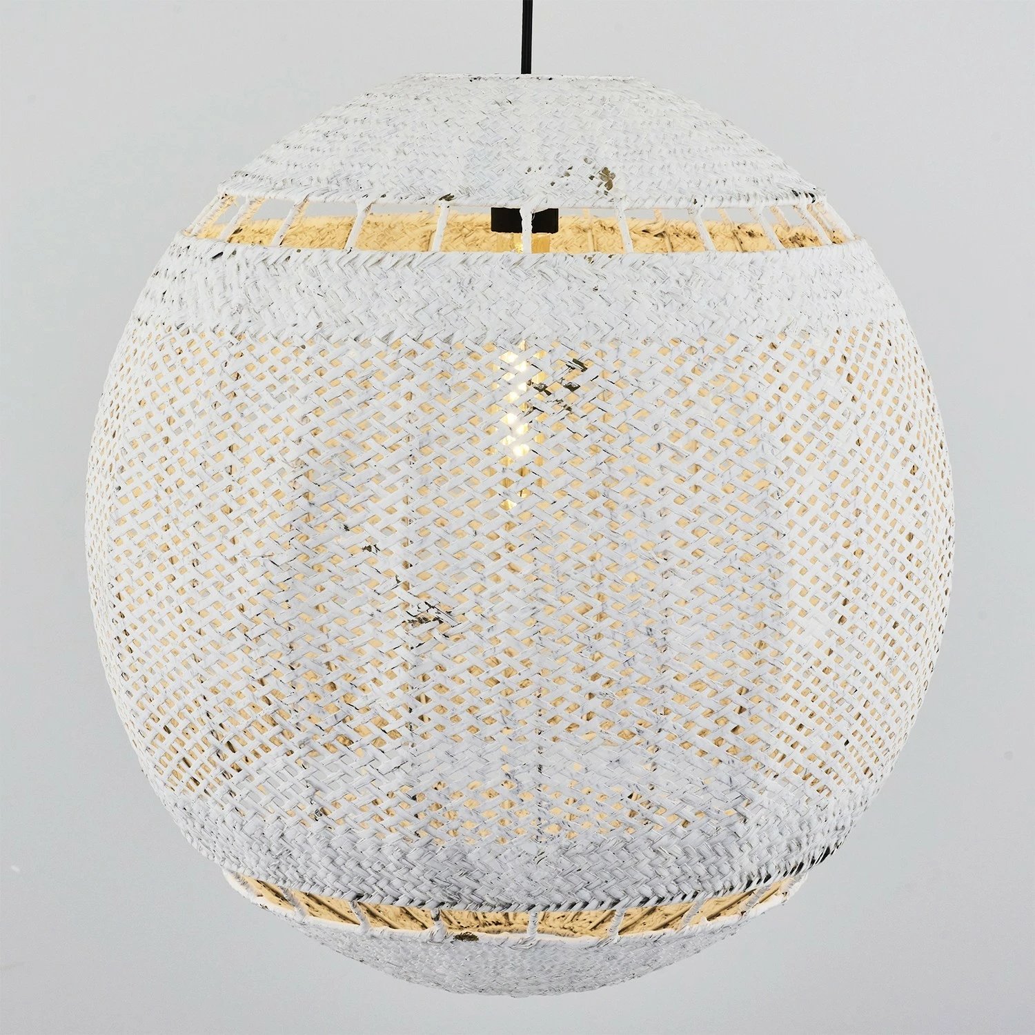 Llambë tavani Opviq, kapak ratan, trup plastik, e bardhë, 50x120cm, 4461-18-01