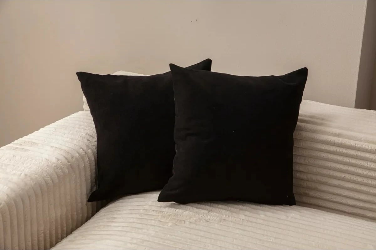 Set mbulesash për jastëk (2 copë), ngjyrë e zezë, Evila Originals