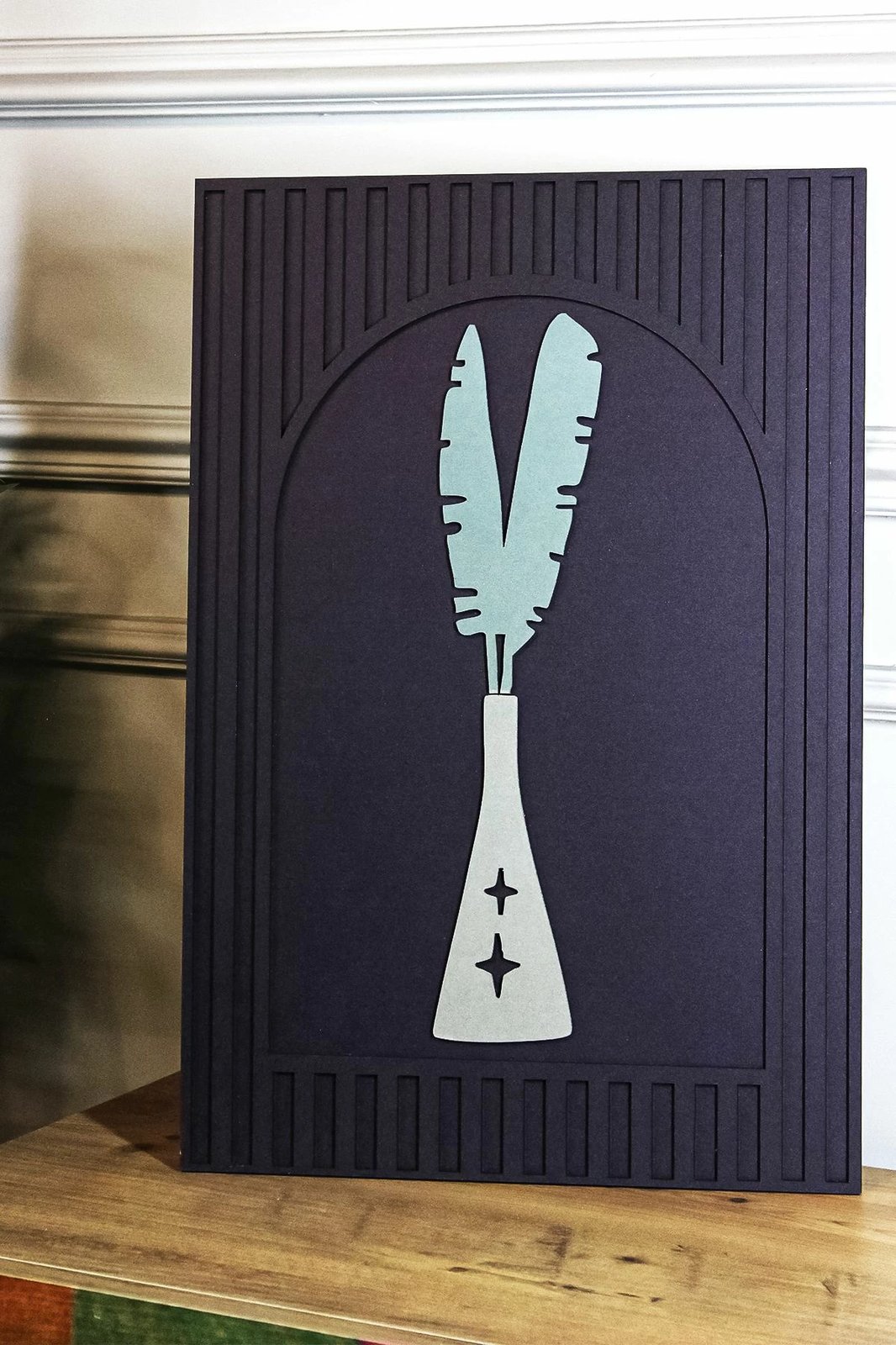 Pikturë dekorative, shumëngjyrëshe, Wallity, Ersy3Dpot3-3247, 32x47x2cm