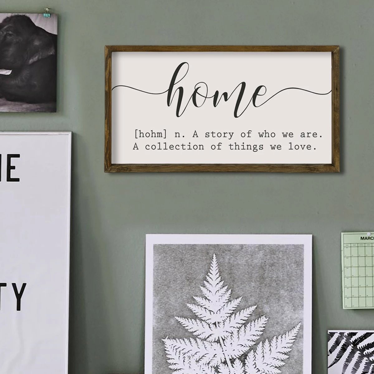 Pikturë dekorative me kornizë MDF, KZM318, 25x50cm