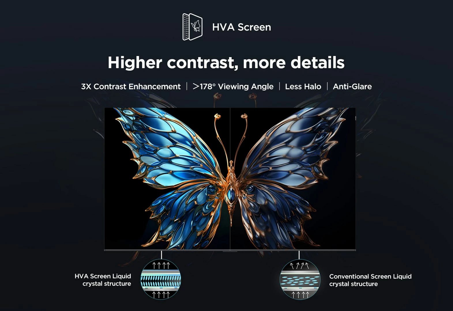 TV Smart TCL 43V6C, 43 inç, 4K Ultra HD, Wi-Fi, Metallic