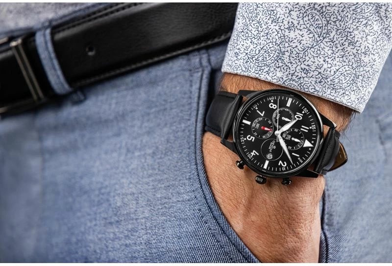 Orë dore për meshkuj Giewont, e zezë