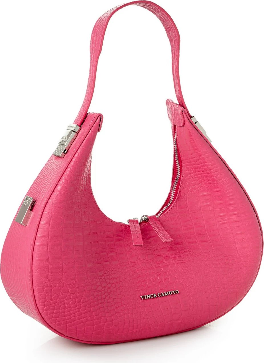 Çantë krahu Vince Camuto, Riviera - Croco Fuchsia