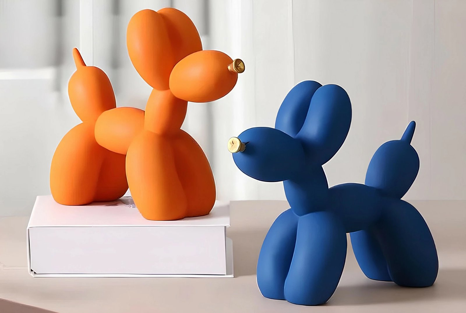 Set dekorativ prej dy pjesësh, Evila Originals, CY0409, ngjyrë kaltër dhe portokalli Set dekorativ prej dy pjesësh, Evila Originals, CY0409, ngjyrë kaltër dhe portokalli