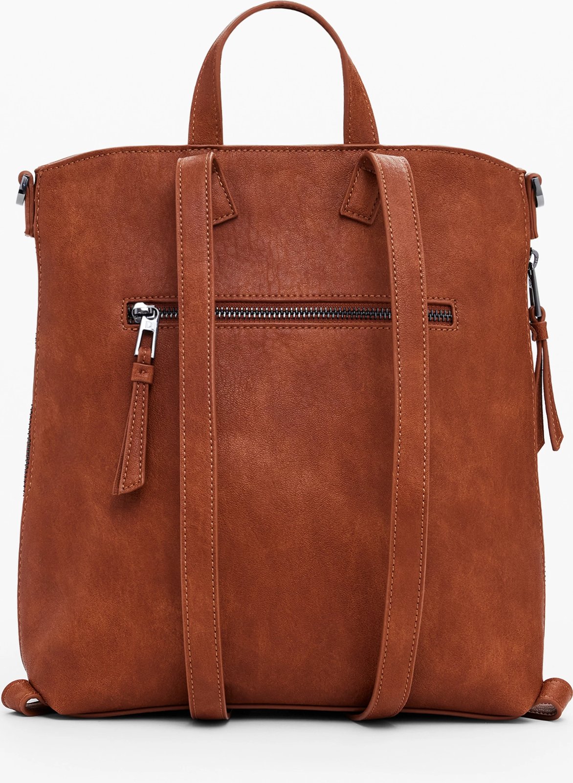 Backpack Desigual EMBRO PATCH PRETORIA MINI për femra, kafe