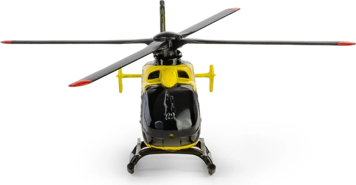 Helikopter lodër Daffi AIRBUS EC135, 1:100, Metal/Plastikë, Verdhë