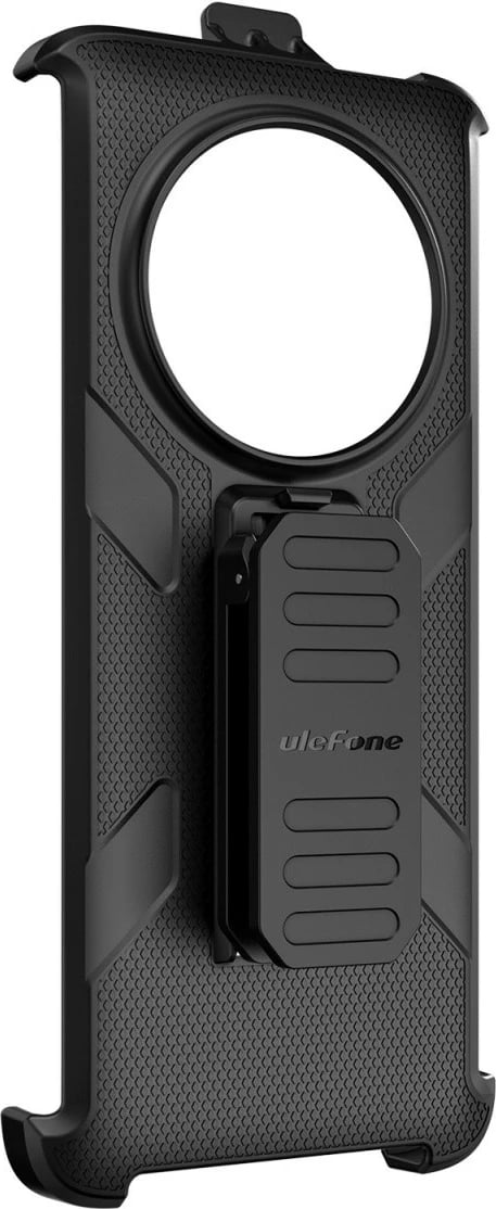 Mbështjellës Ulefone Armor 23 Ultra, multifunksional, me klips dhe karabiner, i zi